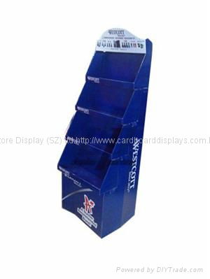 Customized design pop display floor stand for promotion 3