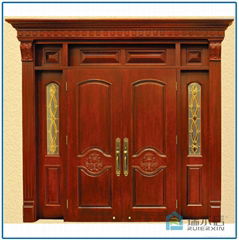 mahogany solid wood sliding door