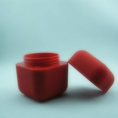 Plastic HDPE jar pot container 50ml 100ml 180ml 200ml for cosmetic face hair car