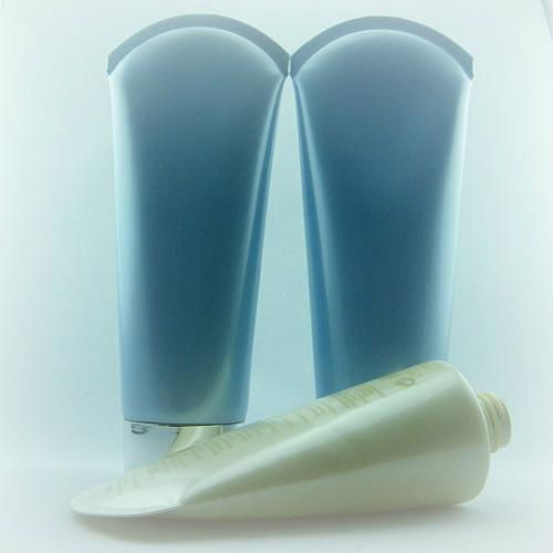 Plastic LLDPE tube pipe 180ml 250ml for cosmetic personal hair face care shampoo