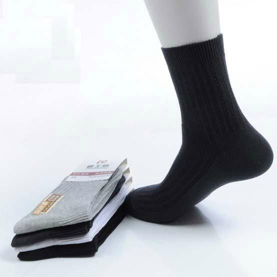 Free Shipping Wholesale Deodorized Men's Quarter Cotton Socks - 12 Pairs