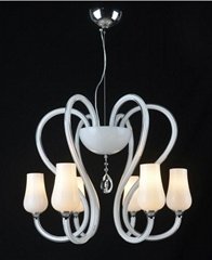 modern glass chandelier