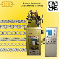 curb chain making machine with plasma soldering system