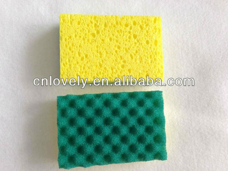 PU coated Cellulose sponge 2pk