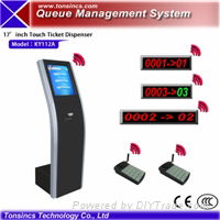 Bank Queue Management system kiosk