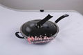 iron chinese wok non-stick coating 32cm dia