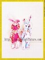 15cm rabbit with check material