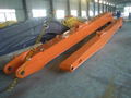 Excavator long reach boom arm