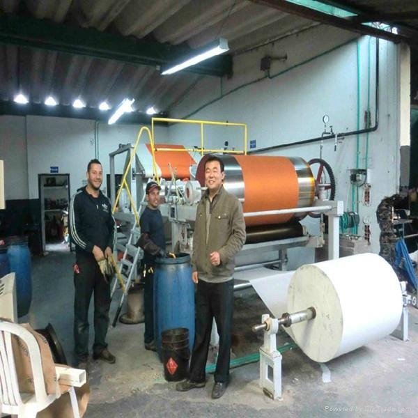 Automatic colorful paper dyeing machine 2