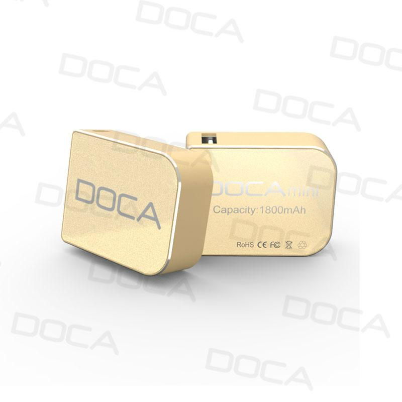 1800mah DOCA new design D108 Emergency charger 