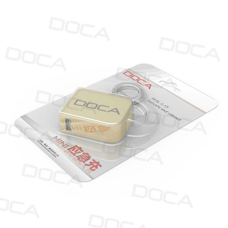 1800mah DOCA new design D108 Emergency charger  4