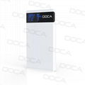 DOCA D601 Large OLED Screen 8000mAh Ultrathin Power Bank 