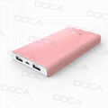 DOCA D605 ultra thin power bank for iphone samsung  2