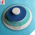 Round White Floor Cleaning Sponge