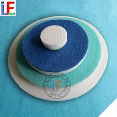 Round White Floor Cleaning Sponge Pad-Floor Cleaning Machine as seen on TV 2014