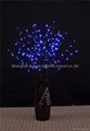 25 warm white LEDs,with artificial flowers 5