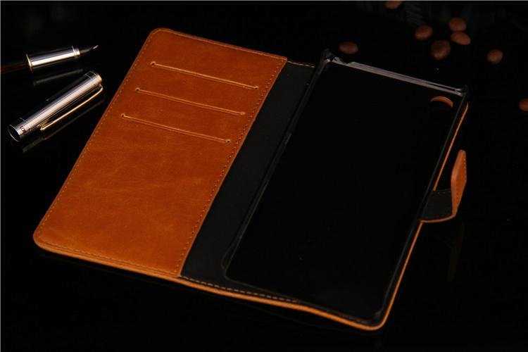 For Sony Xperia Z2 smartphone leather case cover 5