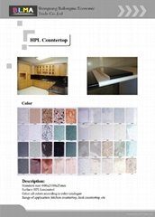 HPL countertop / shutterply