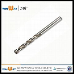 Straight shank twist drill bit