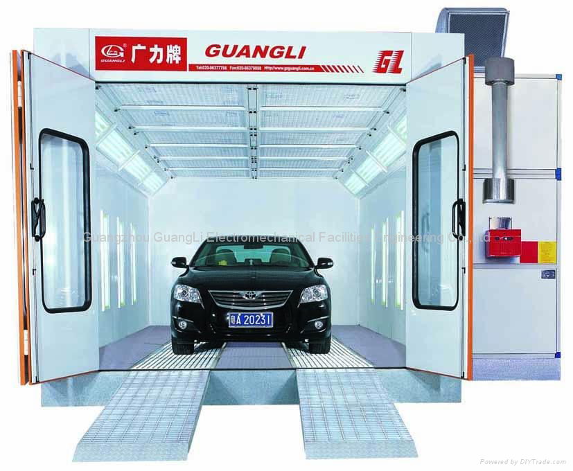 2014 GL1 Guangzhou semi down draft spray booth for the car