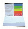 promotional hard cover sticky notes set with logo printing 3