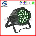   Die-casting 24pcs 10W 4in1 LED stage par can rgbw led par 64 3