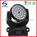 led stage light 4IN1 36x10w zoom LCD display led moving head light 5