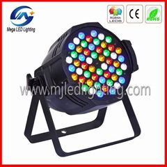 professional high quality aluminum DMX RGBWA par can LED par 64