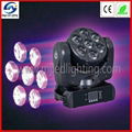 high quality Osram RGBW 4in1 mini beam dmx512 disco dj stage lighting 2