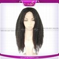 full lace wig 20inch natural color afro curl 1