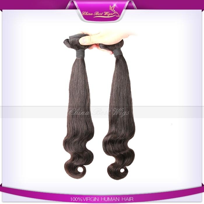 machine made weft 16inch natural color fab curl
