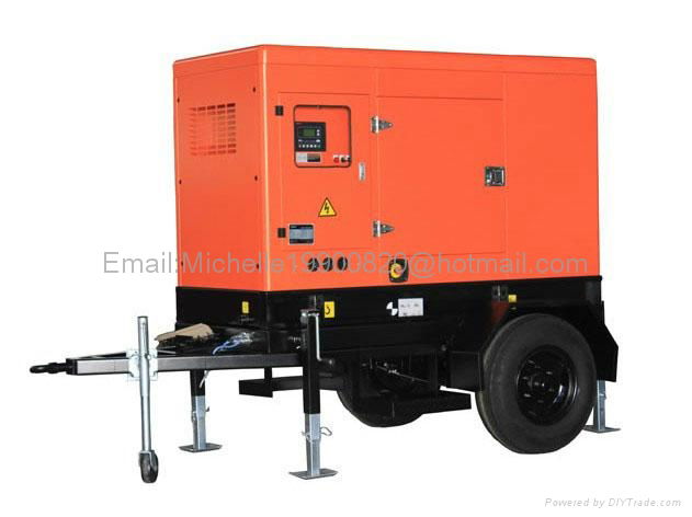 Deutz diesel generator with mobile trailer mounted 3