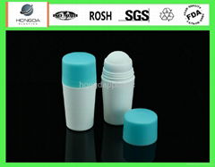Cosmetic packing 50ml PET roller ball bottle Manufacturer