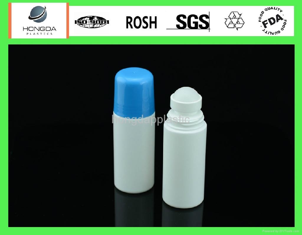 plastic Inject roll on bottle for deo&pharmaceutical packaging