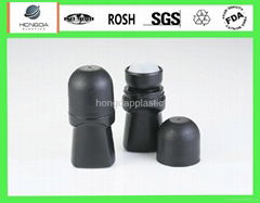 plastic anti-perspirant roll on bottle with ball+cap