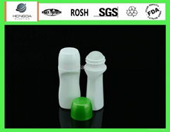 plastic Inject roll on bottle for deo&pharmaceutical packaging