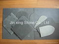 Black slate roofing tile 2