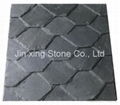 Black slate roofing tile 3