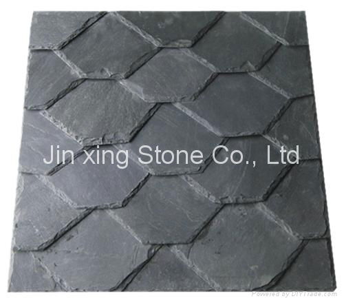 Black slate roofing tile 3