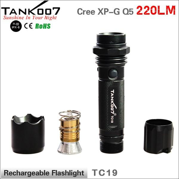 rechargeable led police torch led police lights Tank007 TC19