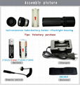 Waterproof flashlight with rotary zoom TANK007 TK737 Q5  4