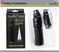 Waterproof flashlight with rotary zoom TANK007 TK737 Q5  5