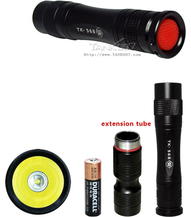  hot-sell led flashlighting from Tank007 TK568  4