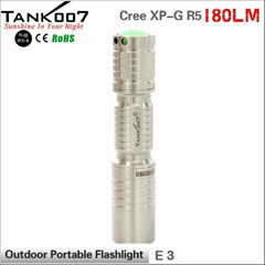 Cree XP-G R5 180LM led flashlight tank007 E3