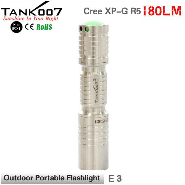 Cree XP-G R5 180LM led flashlight tank007 E3