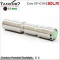 Cree XP-G R5 180LM led flashlight tank007 E3 2