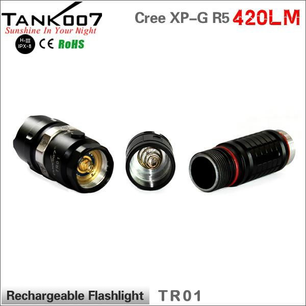 rechargeable pen torch light tank007 TR01 2