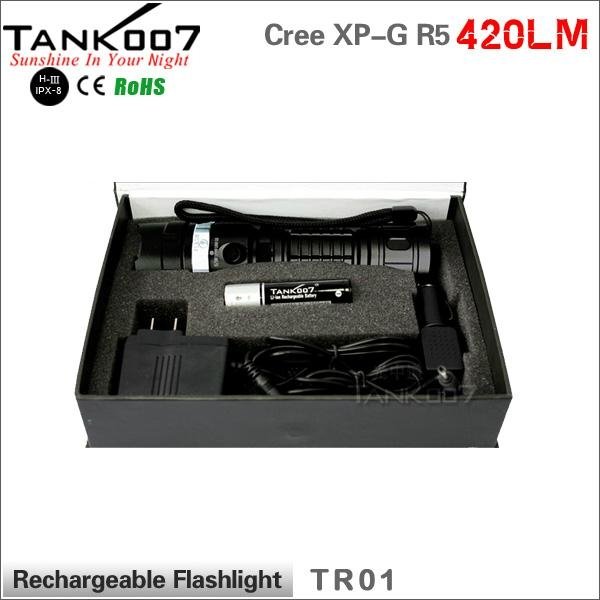 rechargeable pen torch light tank007 TR01 5