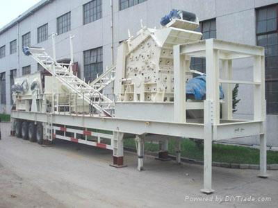 Hongji mobile impact crusher hot sale in china  2