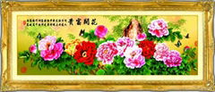 Blossoming cross stitch